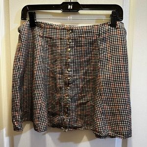 Plaid American Eagle Mini Skirt